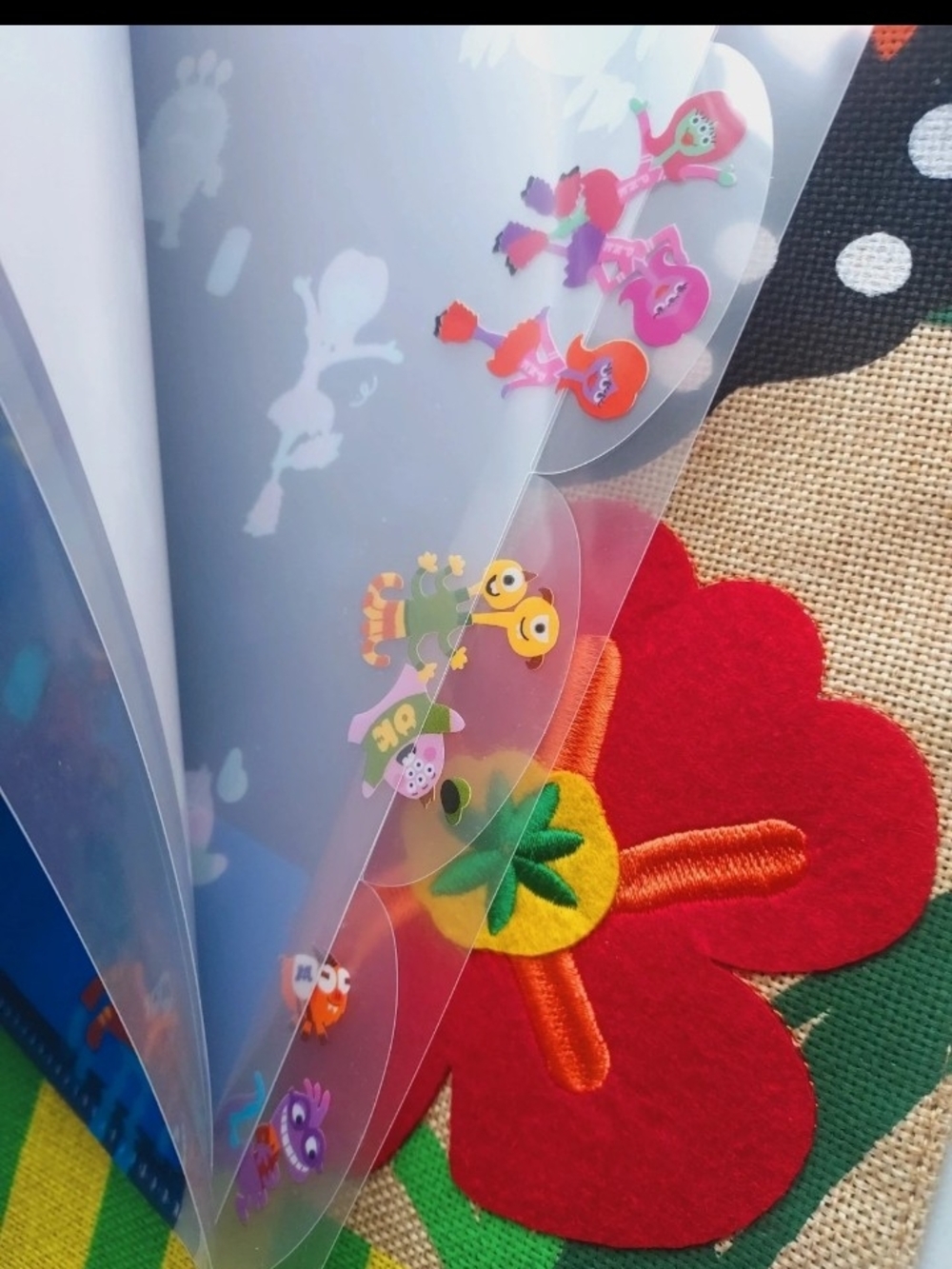 Disney Monsters University Blue Monster File pocket stationery NWT - Picture 10 of 12